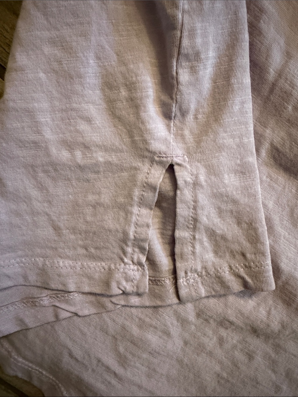 Pilcro Light Lavender Ruched Shoulder Tank - Picture 6 of 9